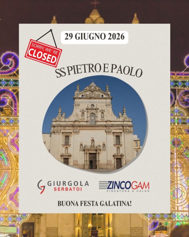 29 GIUGNO 2026